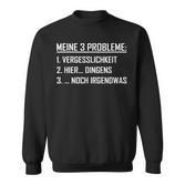 Vergesslich Tollpatsch German Language Black Sweatshirt