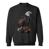 Genuine Eagle Sea Eagle Bald Eagle Polygon Eagle Sweatshirt