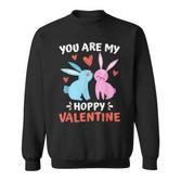 Hoppel Rabbit Ich Liebe Mein Hasen Valentine's Day Sweatshirt