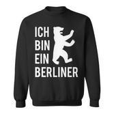 Ich Bin Ein Berliner Geschenke Berliner Bär Sweatshirt