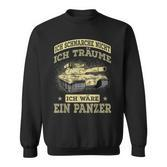 Ich Schnarche Nicht Panzer German Language Sweatshirt