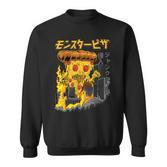 Kaiju Monster Pizza Japan Anime Merch Manga Sweatshirt