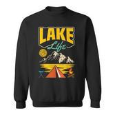 Lake Life Camping Wandern Angeln Bootfahren Segeln Lustig Outdoor Sweatshirt