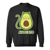Lustiges Avocato-Katzen Sweatshirt, Geschenkidee für Katzenliebhaber