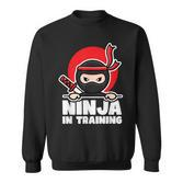 Lustiges Ninja Kampfsport Kinder Sweatshirt