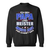 Master Graduation Dad Master Letter Meistertestung Sweatshirt