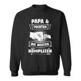 Papa & Tochter Die Beste Komplizen Partnerlook Father Black S Sweatshirt
