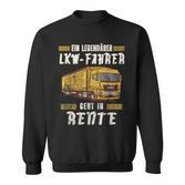 Pensionierter Trucker Sweatshirt, Legendary Truck Driver Ruhestand
