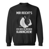 Rabbit Mir Reicht's Ich Geh Zu Meinem Rabbit Sweatshirt