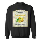 Retro Limonade Sweatshirt: Wenn Das Leben Zitronen Gibt, German Design