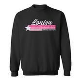 Rosaintage Louisa Name Retro Für Mädchen Sweatshirt