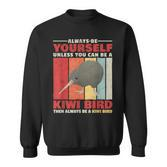 Sei Ein Kiwi New Zealand Snow Bouquet Kiwi Bird Sweatshirt