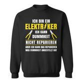 Stromriker Dummheit Reparieren Electronics German Language Sweatshirt