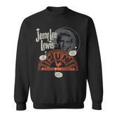 Sun Records X Jerry Lee Lewis Circle Portrait Distressed Sweatshirt