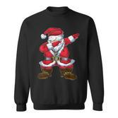 Tanzender Santa Claus Dabbing Weihnachtsmann Weihnachten Sweatshirt