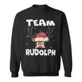 Team Rudolph Xmas Reindeer Deer Lover Sweatshirt