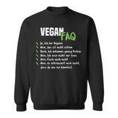 Vegan Vegan Vegan Slogan Sweatshirt