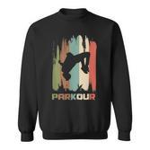 Vintage Parkour Freerunner Retro Parkour Runner Sweatshirt