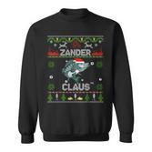 Zander Claus Christmas Jumper For Fishermen Christmas Sweatshirt