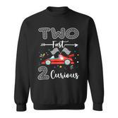Zwei Fast 2 Curious Racing Geschenke Zum 2 Birthday Sweatshirt