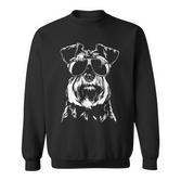 Zwergschnauzer Cool Dog Dog Sweatshirt
