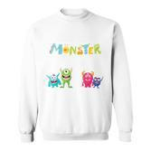 4. Geburtstag Sweatshirt, Ich Bin Schon 4 Jahre Monster Motiv