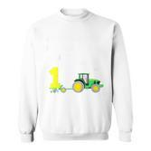 Children's 1St Birthday Ich Bin Schon 1 Jahre Tractor Tractor Sweatshirt