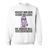 Ps5 Console Gamer Zocken Reichmir Den Controller Queen Going Sweatshirt
