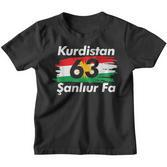 63 Sanliurfa Kurdistan Flag Kinder Tshirt