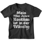 70S Costume Is In Der Wäsche Retro Outfit Seven S Kinder Tshirt
