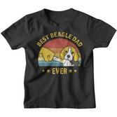 Best Beagle Dad Ever Retro Vintage Puppy Dog Daddy Kinder Tshirt