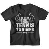 Cool Tennis Trainer Coach Best Tennis Trainer Kinder Tshirt