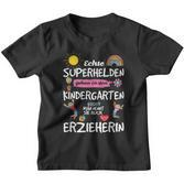 Echte Superhelden Ggehen In Kindergarten Go In Kindergarten Kinder Tshirt