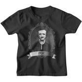 Edgar Allan Poe Portrait Kinder Tshirt