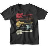 Guitarras Músico Retro Vintage Regalo Camiseta Camiseta niño