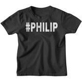 Hashtag Philip Name Philip Kinder Tshirt