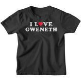 Ich Liebe Gweneth Passende Freundin Und Freund Gweneth Name Kinder Tshirt
