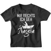 Ich Reicht's Ich Geh Angeln Fishing Slogan Kinder Tshirt