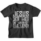With Jesus Der Weg Die True Das Leben Kinder Tshirt