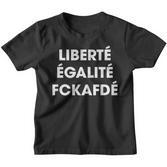 Liberté Egalité Fckafdé Politisches Statement Kinder Tshirt