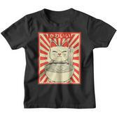 Retro Kawaii Cat Kitten Ramen Japanese Kitchen Culture Kinder Tshirt