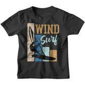 Windsurfer Windsurfintage Retro Surfer Kinder Tshirt