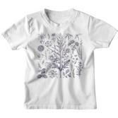 Vintage-Inspirierte Blume Botanischer Naturforscher Kinder Tshirt