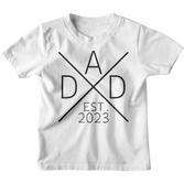 Werdender Papa Est 2023 Dad 2023 Stolzer Papa 2023 Kinder Tshirt