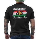 63 Sanliurfa Kurdistan Flag T-Shirt mit Rückendruck