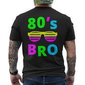 80'S Bro 80S Retro S T-Shirt mit Rückendruck