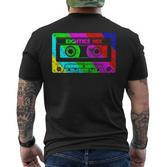 80Sintage Retro Music Cassette Mixtape T-Shirt mit Rückendruck