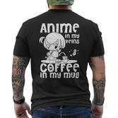 Anime Otaku Kawaii Cosplay Zeichentrickfilm Manga T-Shirt mit Rückendruck