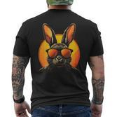 Cooler Haase Bunny Mit Sonnenbrille Ostern T-Shirt mit Rückendruck
