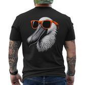 Cooler Spoonbillogel Trägt Sonnenbrille Grafikkunst T-Shirt mit Rückendruck